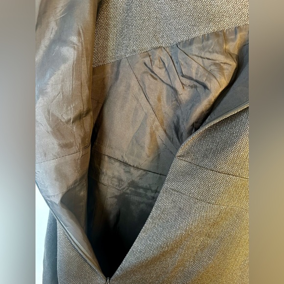 TAHARI BY ARTHUR S. LEVINE Women’s Brown Tweed Short Sleeve Dress Size 4 - Picture 4 of 11